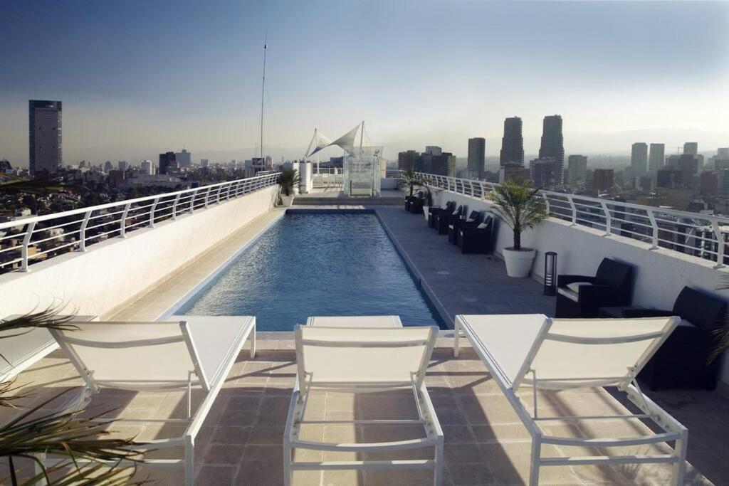 Polanco Pool Amazing View Gym Parking Apartment Mexico City Exterior photo